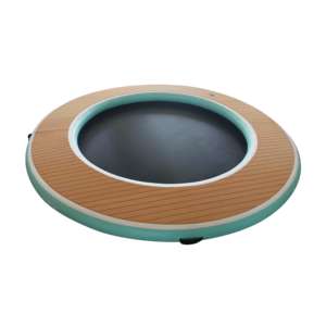 Plateforme flottante gonflable pour yacht, île flottante ronde avec filet et hamac - Product Image 4