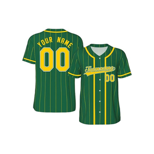 Camisetas de Béisbol Personalizadas 100% Algodón Orgánico de Secado Rápido, Cuello en V, Diseños Únicos, Ropa Deportiva Transpirable para Equipos, Tallas Grandes, Envío Rápido - Product Image 1