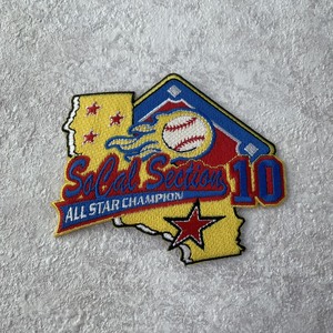 Écussons brodés personnalisés de qualité supérieure, emblèmes All Star, à thermocoller pour chapeaux et vêtements, fabriqués à Taïwan - Product Image 4