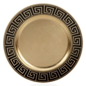 Plato Decorativo de Metal Martillado Vintage con Borde Festoneado, Acabado en Cobre Marrón Antiguo, para Eventos, al Precio Más Bajo - Product Image 4