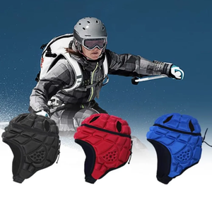 Casco de Fútbol con Esponja Protectora, Anticolisión, Absorción de Impactos, Casco de Portero, Protector de Cabeza, Protector de Cabeza para Esquí - Product Image 4