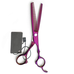 Ciseaux de coiffure professionnels en acier inoxydable 4Cr13 à pointe arrondie, ciseaux à effiler légers et durables - Product Image 3