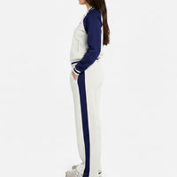 Ensemble de survêtement personnalisé pour femme : sweat à capuche uni, veste polaire et pantalon de jogging – Vêtements de sport en gros de haute qualité avec marque privée
