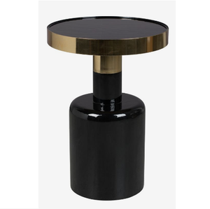 Table basse plaquée or pour salon, table d'appoint en aluminium léger fabriquée à la main pour la décoration de la maison, disponible - Product Image 3