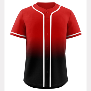 Camiseta de Béisbol Personalizada 100% Poliéster para Hombre, Transpirable, de Secado Rápido, Cuello en V, Tirantes en T, Corte Holgado, Manga Corta - Product Image 1