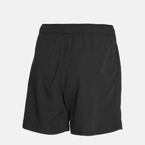 Men Black <b>Board</b> Shorts Solid Color Drawstring Waist Quick Dry Casual Swimwear Short Pants Mid Rise Woven Polyester Fabric - Product Image 5