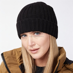 Gorro de Punto Gris Hecho a Mano, Gorro de Invierno Suave para Adolescentes y Adultos, con Logotipo Personalizado, Ideal para Viajes, Unisex, BURAQ MMA SPORTS 54-56CM - Product Image 2