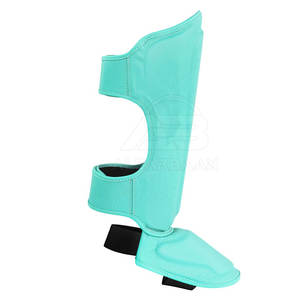 Protections de tibia en tissu confortable, design personnalisé avec votre propre logo, sangles réglables, pour l'entraînement. - Product Image 5