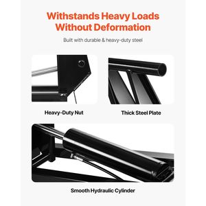 Kit de elevación hidráulico de 17,600 lb/8 T, kit de elevación de tijera hidráulico estándar para plataforma de remolque de 12 V, elevador de tijera para caja de remolque - Product Image 5