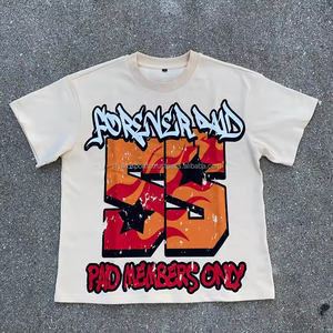 High Quality Summer Casual Street Wear Custom Graphic DTG T-Shirt and Shorts Men Two Piece <b>Set</b> - Product Image 2