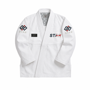 ชุดยูโด Star Sports 450 GSM ผ้าฝ้าย 100% ระบายอากาศได้ดี เป็นมิตรกับสิ่งแวดล้อม สำหรับทุกเพศ เหมาะสำหรับฝึกซ้อมและแข่งขัน  ตะเข็บเสริมความแข็งแรง คุณภาพพรีเมียม - Product Image 1