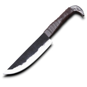 Cuchillo de Acero con Alto Contenido de Carbono Forjado a Mano, Hoja Fija, Estilo Vikingo Medieval, Grado Industrial, Marca UA Supplies - Product Image 1