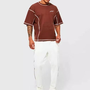 T-shirts décontractés pour hommes 100% coton - Légers et confortables, logo personnalisé imprimé, vêtements d'été - Product Image 3