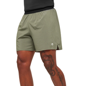 Pantalones Cortos Deportivos para Hombre, Modelo Sport Zero, Corte Ajustado de 5 Pulgadas, Ligeros, Transpirables, para Gimnasio, Correr y Entrenamiento, Color Verde Base - Product Image 2