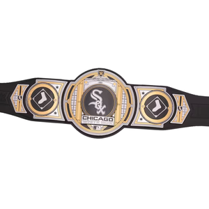 เข็มขัดแชมป์ชิคาโก้ ไวท์ซ็อกซ์ แบบปรับแต่งได้ เข็มขัดเบสบอลและมวยปล้ำคุณภาพสูง เข็มขัดแชมป์กีฬาสำหรับนักสะสมและแฟนๆ - Product Image 4