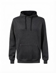 Sweat-shirt à capuche épais pour homme, logo brodé personnalisé, impression en relief, doublure en satin de soie, coupe oversize, écologique, vente en gros - Product Image 2