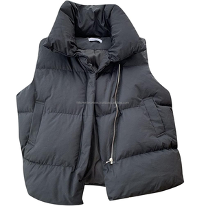 Veste Gilet rembourrée sans manches multicolore abordable Vêtements d'hiver de haute qualité - Product Image 4
