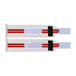 สายรัดข้อมือยกน้ำหนักแบบกำหนดเองยอดนิยม สายรัดข้อมือผ้าฝ้ายแบบกำหนดเองสำหรับยกน้ำหนัก - Product Image 3