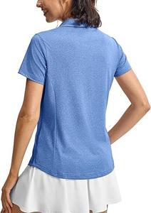 เสื้อโปโลผู้หญิง ผ้าคอตตอนผสมพรีเมียม ปักโลโก้ตามสั่ง ทรงเข้ารูป สวมใส่สบาย เหมาะสำหรับออฟฟิศ กอล์ฟ เทนนิส และกีฬาอื่นๆ จำหน่ายจำนวนมาก - Product Image 5