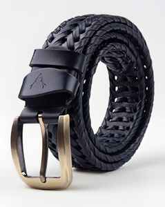 สายคาดศีรษะหนังม้าคริสตัลหรูหรา ประดับมุกและคริสตัลสีชมพู ดีไซน์รูปทรงคลื่น สำหรับผู้ชาย น้ำหนักเบา คุณภาพสูง RUB - Product Image 5