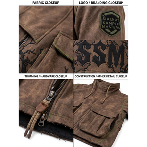 HUNT GEAR OEM Custom Men's 450GSM Heavyweight <b>Techwear</b> Softshell Bomber Hunting <b>Jacket</b> Hooded Waterproof Windproof Coated - Product Image 4