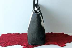 Bolso Tote de Cuero Genuino Marrón Hecho a Mano para Mujer, Color Sólido, con Cierre de Cremallera, Regalo de San Valentín, Modelo LTB-0532 - Product Image 4