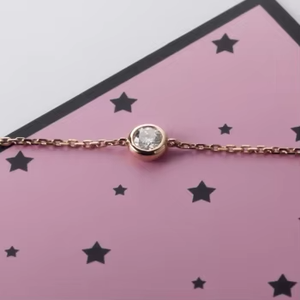 Pulsera de Oro Sólido de 14K con Diamante Cultivado en Laboratorio, Corte Brillante, Estilo Minimalista, para Uso Diario, 2.00 Quilates, Certificado IGI - Product Image 2