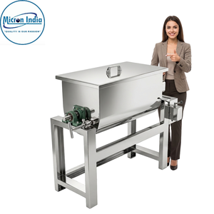 Mezcladora Rotativa de Acero Inoxidable de Alta Eficiencia, 3kW, para Mezclar Polvo |   Mezclador Industrial Horizontal de Inducción para Alimentos y Farmacéutica - Product Image 5