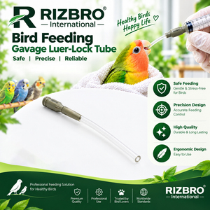 Tubes de sonde d'alimentation en PVC pour oiseaux avec connecteur Lure Lock en acier inoxydable, diamètre intérieur 3 mm, longueur 90 mm - Product Image 5