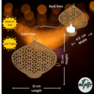 Ce magnifique porte-bougie suspendu est un cadeau idéal pour les fêtes de déménagement ou pour égayer la journée de quelqu'un. - Product Image 3