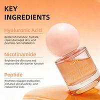 Sérum éclatant aux peptides PDRN KOEC, niacinamide, acide hyaluronique, hydratant, 30 ml, éclaircissant, hydratant, raffermissant pour le visage