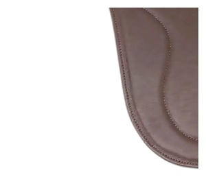 Silla de Doma Inglesa de Cuero Marrón con Armazón de Madera Tamaño Completo - Product Image 3