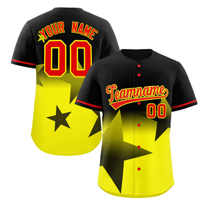 Maillot de baseball performant à col en V, design sublimé, couleur d'équipe, manches courtes, respirant, séchage rapide, vêtements de sport - Product Image 1