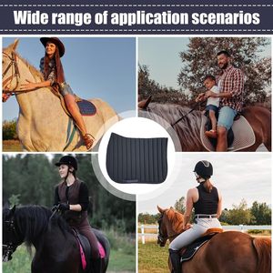 Almohadilla para Montar a Caballo sin Montura con Estribos |   Almohadilla de Montar sin Montura con Forro de Piel Sintética |   Equipo de Equitación Cómodo - Product Image 6