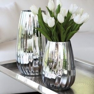 Handcrafted Engraved Steel Pedestal Vase with Handles Antique <b>Silver</b> Decorative Centerpiece Home Hotel <b>Table</b> Decor Gift Item - Product Image 6