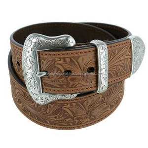 Super Quality Hand Carved Floral Embossed Men's Western <b>Leather</b> <b>Tooling</b> <b>Belt</b> in Many Designs and Custom Sizes - Product Image 1