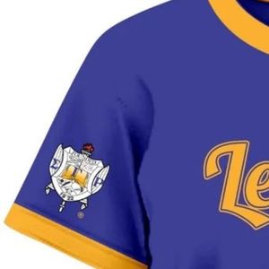 Camiseta de la Hermandad Sigma Gamma Rho, Personalizada con Letras Griegas, de Algodón, Estilo Bordado Premium, Prenda Informal de Manga Corta - Product Image 3