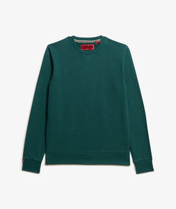 Sweat-shirt classique de haute qualité pour homme, couleur verte unie, manches longues, style ample, pour homme et femme. - Product Image 5