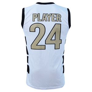 Uniforme de Baloncesto Transpirable con Logotipo Personalizado, Uniforme Deportivo de Poliéster/Algodón sin Mangas, Proveedor de Ropa Deportiva al por Mayor - Product Image 3
