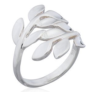 แหวนเงินสเตอร์ลิงลายเถาวัลย์ - Product Image 1