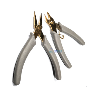 Ensemble d'outils professionnels en acier inoxydable pour la fabrication de bijoux avec pinces de couleur personnalisée et poignée ergonomique pour bijoutiers et distributeurs - Product Image 3