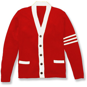 Make Your Custom Premium Quality V-Neck for Sorority/Fraternity/Schools/Colleges/Universities Logos Knitted <b>Cardigans</b> <b>Sweaters</b> - Product Image 2