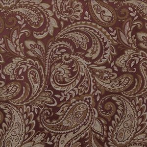 Asta finestra Jacquard bordeaux Pocket mantovana con perline 50x18 "tende e mantovane - Product Image 6