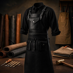 Cinturón de cuero premium para herramientas de ostrería con bolsillos reforzados para equipo de trabajo comercial y accesorios en venta - Product Image 5