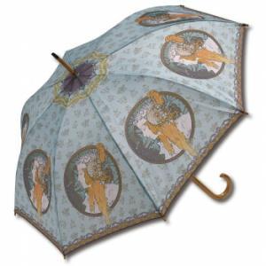 AU-02222 Mucha bronzo e rose in legno salto ombrello in legno ombrelli in legno - Product Image 1