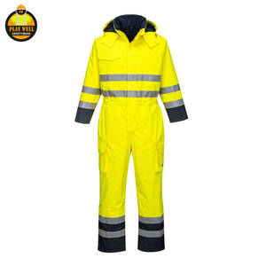 Combinaison de travail haute visibilité personnalisée, vêtements de travail, uniforme de travail, combinaison de sécurité protectrice - Product Image 1