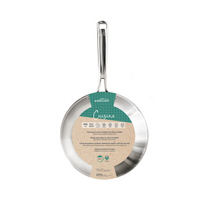 Padella da cucina in acciaio inox da 12 pollici per cottura su piano cottura - Product Image 3