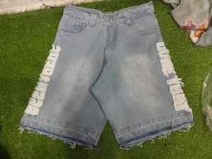 Nuevos shorts vaqueros de mezclilla desgastados para mujer 2023, transpirables, de lavado oscuro, al por mayor, la mejor calidad, precio bajo, 100% algodón, tiro alto. - Product Image 4