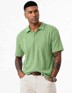 Fabricante de Camisas Personalizadas para Hombre |   OEM ODM 100% Algodón para Camisas |   Logotipo bordado en la parte delantera, antiarrugas, manga corta para - Product Image 3