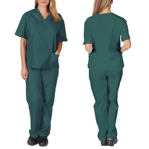 Uniformes Médicos de Enfermería al por Mayor: Conjuntos de Uniformes Quirúrgicos Personalizados de Manga Corta para Hospital - Product Image 1